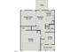 Main level floorplan showing kitchen, breakfast room, Gathering room, dining room, and garage at 68 Victory View Ter, Smithfield, NC 27577