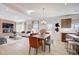 Spacious open-concept layout connects living, dining, and kitchen areas for seamless living at 68 Victory View Ter, Smithfield, NC 27577
