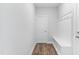 Inviting entryway with wooden floors, built-in bench and coat rack offer a convenient space for organization at 741 Aristocrat Ln, Knightdale, NC 27545
