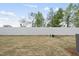 Spacious backyard featuring a lush lawn area, full privacy fence, and room for outdoor activities at 84 Ripple Way # 313, Clayton, NC 27520