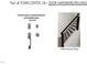 Parc at Town Center door hardware and modern stair railing at 905 Myers Point Dr, Morrisville, NC 27560