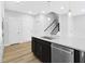 Open kitchen featuring a center island, stainless steel appliances, and contemporary finishes at 905 Myers Point Dr, Morrisville, NC 27560