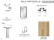 Parc at Town Center powder room fixtures and layout at 905 Myers Point Dr, Morrisville, NC 27560