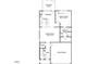 First floor plan showcasing the home's layout, including the garage, kitchen, Gathering room, and owner's suite at 97 Willow Cameron Way, Angier, NC 27501
