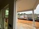 View of the neighborhood from the covered patio showing new home construction at 97 Willow Cameron Way, Angier, NC 27501