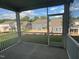 Inviting covered back patio offering an excellent outdoor living space with views of the neighborhood at 97 Willow Cameron Way, Angier, NC 27501