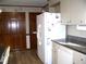 Functional kitchen layout with ample cabinet space, granite counters, and modern appliances at 105 Lake Rd, Henderson, NC 27537