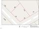 Detailed lot map displaying property lines and dimensions for potential development at 209 Urban Dr, Cary, NC 27511
