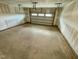 Spacious garage with an open door and concrete flooring at 3024 Freewinds Way # 49, Cary, NC 27519