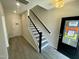 Entryway hallway and stairs to the left at 3024 Freewinds Way # 49, Cary, NC 27519
