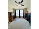 Bedroom showing a large window and furniture in the room at 610 Apple St, Gibsonville, NC 27249