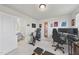 Versatile bedroom with space for workout equipment and an office, plus an ensuite bathroom at 6318 Perry Creek Rd, Raleigh, NC 27616