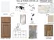 Image shows different elements of a bathroom design including marble tiles, vanity, shower head, and faucet at 913 Myers Point Dr, Morrisville, NC 27560