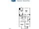 Claymore model second floor plan features an owner's suite, laundry and two bedrooms at 136 Kobus Ct, Garner, NC 27529