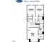 Layout showcasing the second floor with owner's suite, two bedrooms, baths and laundry at 148 Kobus Ct, Garner, NC 27529