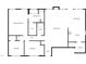 This floor plan has three bedrooms, two bathrooms, living room, kitchen, dining area, and foyer at 201 Silver Creek Dr, Clayton, NC 27520