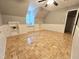 Bright bedroom with built-in shelves, reading nook, and unique parquet floors at 2024 Fox Den, Clayton, NC 27527
