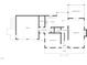 First floor layout including a living room, eat-in kitchen, dining room, half bath, garage, and screened porch at 2024 Fox Den, Clayton, NC 27527