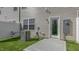 Backyard with patio and air conditioning unit at 216 Starlight St, Sanford, NC 27330