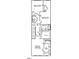 Second story layout of a two story floor plan, including primary suite and laundry at 260 Chesapeake Commons St # 156, Garner, NC 27529