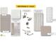 Bathroom design package showcasing cabinets, lighting, fixtures and backsplash options at 10523 Brookside Reserve Rd, Raleigh, NC 27614