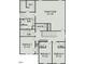 Second floor plan with four bedrooms, including an owner's suite with a private bathroom at 106 E Victory View. Ter, Smithfield, NC 27577