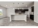Beautiful kitchen featuring a large island, pendant lighting, and modern cabinetry at 106 E Victory View. Ter, Smithfield, NC 27577
