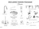 Chrome finish package includes cabinet hardware, bathroom vanity lighting, faucet, and interior doors at 1228 Dimaggio Dr # 32, Raleigh, NC 27616