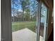 Enjoy the backyard view from the sliding glass doors! at 144 Parker Ln, Mebane, NC 27302