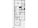 Upstairs floor plan highlighting the primary bedroom, secondary bedrooms, and bathrooms at 160 Parker Ln, Mebane, NC 27302