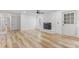 Bright living room featuring a fireplace and an open floor plan at 206 Ellington Rd, Graham, NC 27253