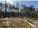 A backyard deck overlooks a partially wooded lot at 275 Magnolia Run Way, Benson, NC 27504