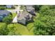 Aerial shot of a large home featuring mature trees and professional landscaping at 2933 Elmfield St, Raleigh, NC 27614