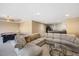 Inviting living room with a pool table, bar and comfortable seating at 2933 Elmfield St, Raleigh, NC 27614