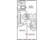 Floor plan for the third level showing primary suite, bath, walk-in closet, laundry, and two more bedrooms at 315 Chesapeake Commons St # 102, Garner, NC 27529