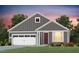 Charming single-Gathering home features a manicured lawn, attached garage, and a welcoming entrance at 344 Arcadius Dr, Clayton, NC 27520
