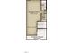 Floorplan of the lower level featuring a recreation room, bedroom, bathroom, and unfinished storage at 344 Church St, Morrisville, NC 27560