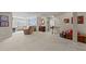 Spacious basement with ample room for seating and recreation at 372 Lynshire Ave, Clayton, NC 27527