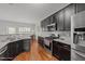 Bright kitchen with stainless steel appliances and plenty of counter space at 372 Lynshire Ave, Clayton, NC 27527