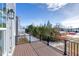 Relax on this back deck with black metal railings and appreciate a treed view at 509 Sherron Rd # 22, Durham, NC 27703