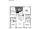 Second floor plan displays four bedrooms, three bathrooms, a loft, and a laundry room at 1233 Dimaggio Dr # 7, Raleigh, NC 27616