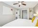 Bedroom features walk-in closet, neutral paint, and ensuite bathroom at 1620 Oakland Hills Way, Raleigh, NC 27604