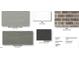 Exterior finishes for the home, including siding, brick, trim, windows, and roof at 249 Tidal Pool Way, Cary, NC 27519