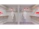 Spacious walk-in closet with ample shelving and hanging space at 249 Tidal Pool Way, Cary, NC 27519