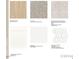 Selection of interior finishes, including flooring, carpets, cabinetry, countertops, and backsplash tiles at 253 Tidal Pool Way, Cary, NC 27519