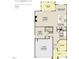 Camden first floor layout including a kitchen, breakfast nook, and Gathering room at 3287 Roundly Rd # 13, New Hill, NC 27562
