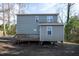 Backyard view of the home at 3883 Pin Oak Rd, Raleigh, NC 27604