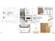 Kitchen design with cabinets, lighting, fireplace, and quartz surround at 395 Meadow Walk Dr, Fuquay Varina, NC 27526