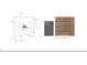 Screen porch plan showing ceiling fan, sliding door, and measurements at 395 Meadow Walk Dr, Fuquay Varina, NC 27526