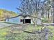 Exterior view of barn with multiple storage options at 4100 Durham Rd, Raleigh, NC 27614